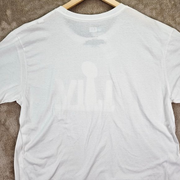 NWT NFL Team Apparel Super Bowl Liv Miami 02.02.20 Football Mens Sz XL White Tee - Picture 8 of 10